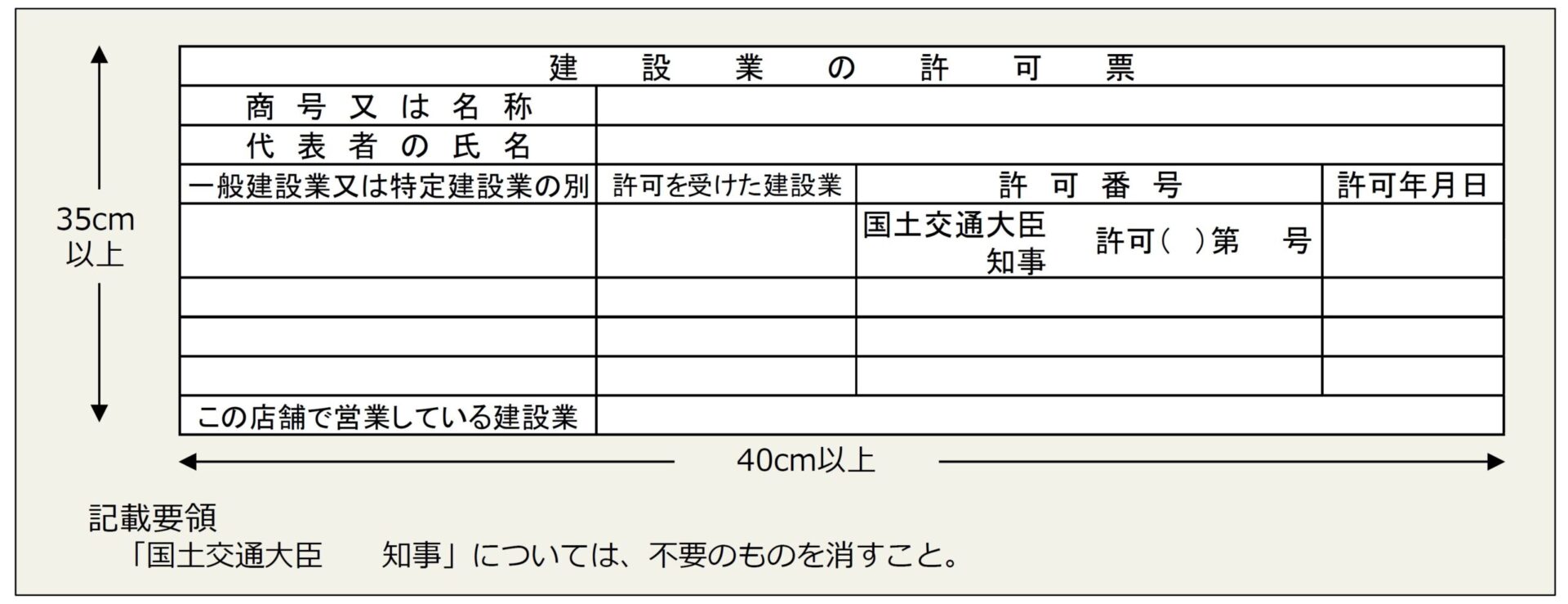 建設業の許可票ローズ額入り・板面ブラック　建設業許可票　看板　建設業の許可票　金看板　標識　サイン　事務所用 建設業の許可票の春川工芸 建設業許可票 看板標識サイン 事務